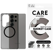 CARE by PanzerGlass Flagship Urban Combat Fekete Qi tok Samsung Galaxy S25 Ultra - Félig átlátszó Füst