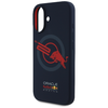 Eredeti RED BULL HC Szilikon Tok ORBR20 Logo Piros Béléssel Magsafe iPhone 16-hoz, tengerészkék tok - 4. kép