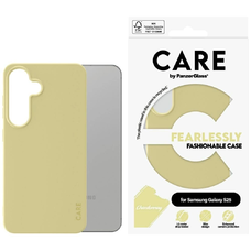 CARE by PanzerGlass Divatos tok Samsung Galaxy S25 - Sárga tok