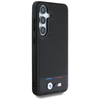 Eredeti BMW Bőrtok Tricolor Csíkos MagSafe Samsung Galaxy S25 fekete tok - 2. kép
