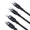 Joyroom S-A18 USB-C 2x Lightning Micro kábel - 1. kép