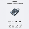 Rock Adapter CA03 - USB (női) to Type C (férfi) - sötétszürke - 1. kép
