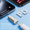 Rock Adapter L12 - Type C (női) to Lightning (férfi) - PD 30W titán - 0. kép
