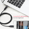 Rock adapter - Type C (aljzat) USB (dugasz) - fekete, - 0. kép