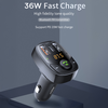 Rock Transmitter FM B301 MP3, Bluetooth - 2xUSB + Type C + micro SD - 36W fekete - 0. kép