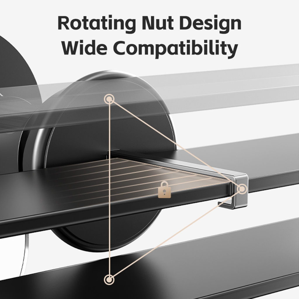 Rock mágneses autós tartó W36 Qi2 indukciós légkimeneti fekete, - 10