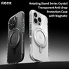 Rock Forgatható Állvány Crystal Series Mágneses iPhone 16 Pro tok fekete - 0. kép