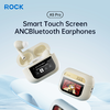 Rock TWS A5 Pro bluetooth fülhallgató LCD kijelzővel fehér - 3. kép