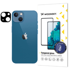 Wozinsky Teljes Kamera Üveg 9H Edzett Üveg iPhone 15 - fekete, üvegfólia