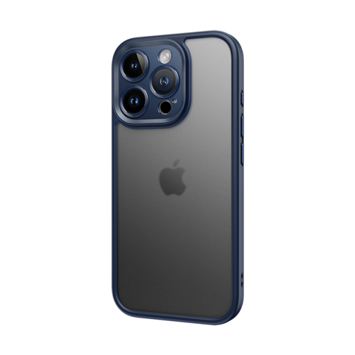 Rock Guard Touch Matte sorozatú tok iPhone 16 Pro-hoz, kék Rock Guard Touch Matte sorozatú tok iPhone 16 Pro-hoz, kék