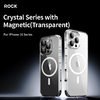 Rock Crystal sorozat mágneses tok iPhone 16 Plus átlátszó tok - 0. kép