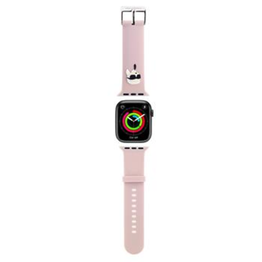 Karl Lagerfeld Karl Head NFT óraszíj Apple Watch 42/44/45/46/49 Pink