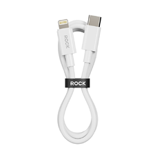 Rock Kabel P8 Basic Series - Type C - Lightning - PD 27W 3A 1 méter fehér