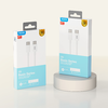 Rock Kabel P8 Basic Series - Type C - Lightning - PD 27W 3A 1 méter fehér - 4. kép