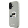 Karl Lagerfeld 3D Rubber Double Heads tok iPhone 16 Beige - 0. kép