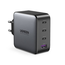 UGREEN CD226 hálózati töltő, USB QC3.0, 3x USB-C, 100W, PD (fekete)