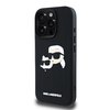 Karl Lagerfeld 3D Rubber Double Heads tok iPhone 16 Pro Max Fekete - 0. kép