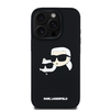 Karl Lagerfeld 3D Rubber Double Heads tok iPhone 16 Pro Max Fekete - 1. kép