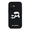 Karl Lagerfeld 3D Rubber Double Heads iPhone 16 tok - 1. kép