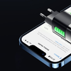 Fali töltő, Essager, ECTCA-LYB01-Z, GaN, USB-A, USB-C, 33W (fekete) - 2. kép