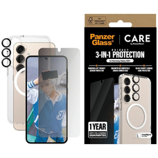 CARE by PanzerGlass Flagship 3in1 tok + Privalég üvegfólia + Lencsevédő Samsung Galaxy S25+