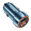 HOCO autós töltő USB A + Type C PD QC3.0 3A 20W Z46A zafírkék - 3. kép
