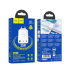 HOCO töltő 2 x Type C + USB A PD QC3.0 3A 35W N33 fehér - 4. kép