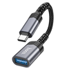 HOCO átalakító OTG Type C (hím) - USB A (női) 3.04A UA24 fekete - 2. kép
