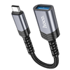 HOCO átalakító OTG Type C (hím) - USB A (női) 3.04A UA24 fekete - 3. kép