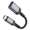 HOCO átalakító OTG Type C (hím) - USB A (női) 3.04A UA24 fekete - 4. kép