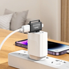 HOCO adapter OTG 2in1 Type C (férfi) / Lightning (férfi) USB A (női) UA31F fekete - 2. kép