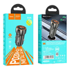 HOCO autós töltő USB A + Type C PD QC3.0 3A 20W Z46A fém szürke - 2. kép