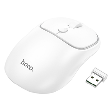 HOCO számítógépes vezeték nélküli egér 2,4G 1600 dpi GM25 űr fehér