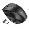 HOCO vezeték nélküli számítógépes egér 2,4G 1600 dpi GM24 fekete - 0. kép