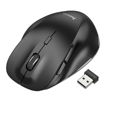 HOCO vezeték nélküli számítógépes egér 2,4G 1600 dpi GM24 fekete