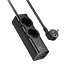 HOCO hálózati elosztó 2 aljzattal + USB A + 3 x Type C PD QC3.0 3A 67W NS10 2 m fekete - 0. kép