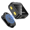 HOCO vezeték nélküli lavalier mikrofon Lightning / Type C (2 db a készletben) L17 fekete - 1. kép