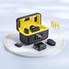 HOCO vezeték nélküli lavalier mikrofon Lightning / Type C (2 db a készletben) L17 fekete - 4. kép