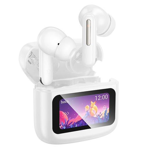 HOCO vezeték nélküli fülhallgató bluetooth érintőképernyővel TWS EQ14 fehér