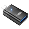 HOCO adapter OTG Lightning (férfi) - USB A (női) UA36 fekete átlátszó, - 0. kép