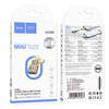 HOCO átalakító OTG 2 az 1-ben Lightning (férfi) / Type C (férfi) USB A (női) UA36E arany - 3. kép