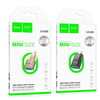 HOCO adapter OTG Type C (férfi) USB A (női) UA36B átlátszó fekete - 4. kép