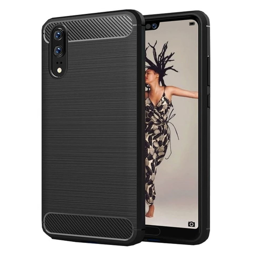 CARBON tok HUAWEI P20 Pro fekete CARBON tok HUAWEI P20 Pro fekete