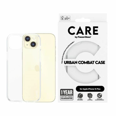 CARE by PanzerGlass Urban Combat iPhone 15 Plus tok - Átlátszó