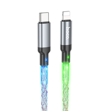 HOCO kábel Type C - Lightning PD 20W U112 1 m szürke