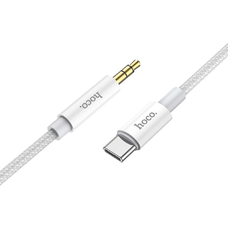 HOCO kábel AUX Jack 3,5 mm - Type C UPA19 1 m ezüst
