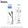 HOCO kábel AUX Jack 3,5 mm - Type C UPA19 1 m fekete - 2. kép