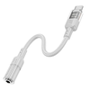 HOCO adapter AUX Type C 3,5 mm Jack-hoz LS37 0,15 m átlátszó szürke - 0. kép
