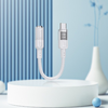HOCO adapter AUX Type C 3,5 mm Jack-hoz LS37 0,15 m átlátszó szürke - 2. kép