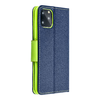 FANCY fliptok Xiaomi Redmi Note 14 PRO 5G / 14 PRO PLUS 5G sötétkék / lime tok - 3. kép